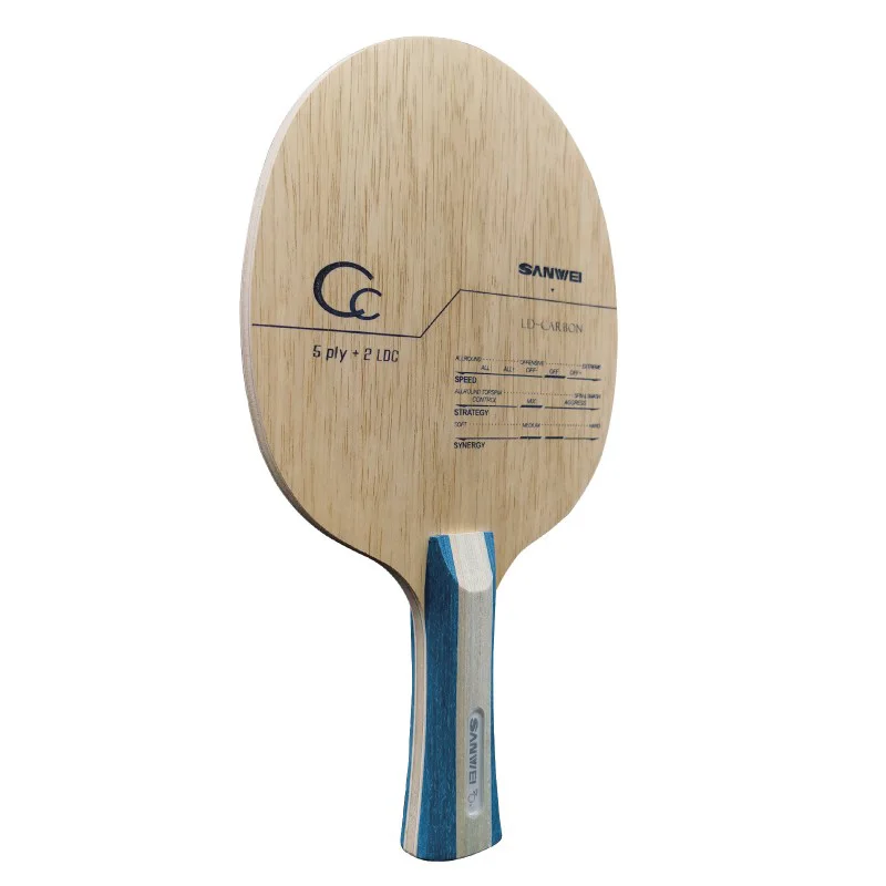 Original SANWEI CC CARBON Table Tennis Blade Racket Offensive Type Ping Pong Bat Paddle
