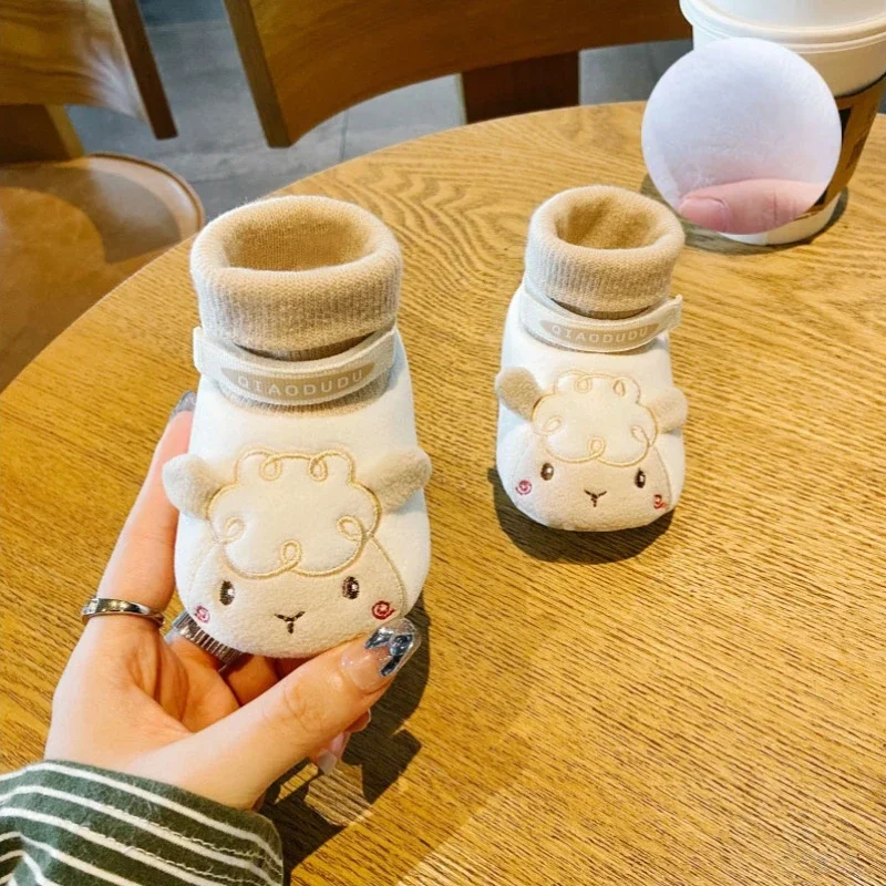 

Autumn and Winter Baby Shoes 0-1 Year Old 3-6-9 Months Old Male and Female Babies Soft-soled Toddlers Newborns