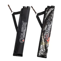 Double Tube Arrow Quiver Bags Portable Waist Hanging Archery Arrows Holder Pouch 1