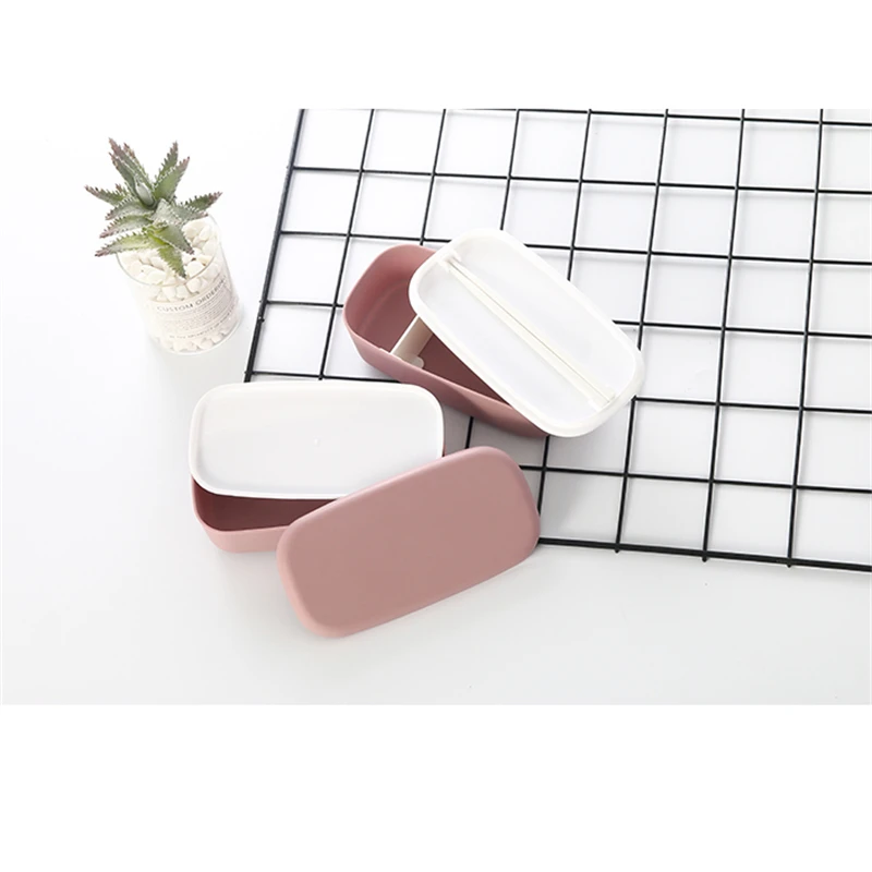 Description Picture 4 of itemNew Double-layer Bento Box Portable Leak-proof Food Storage Container Sealed Picnic School Office Lunch Box Microwavable