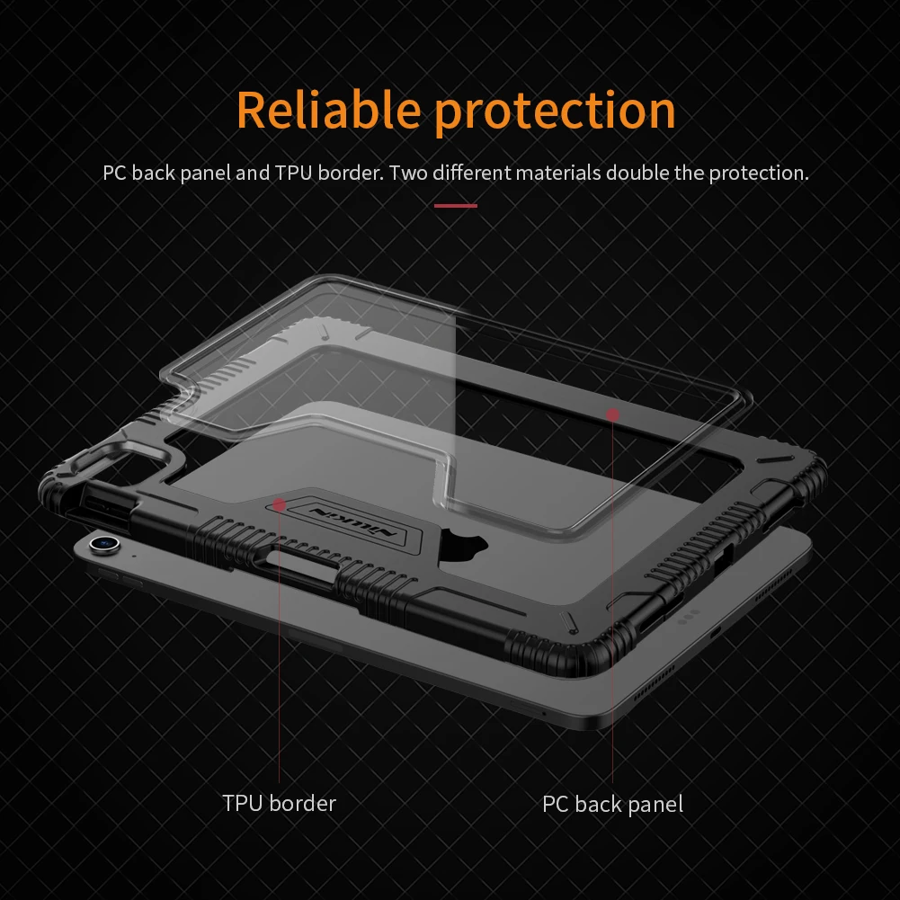 Nillkin-Capa de couro para Apple iPad Air