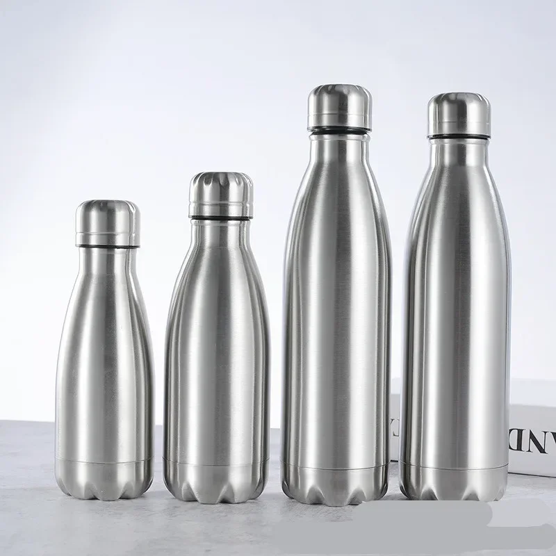 Sports Water Bottle Sports Bottle Water Bottle Stainless Steel Water Bottle 1 Liter Items Drink Bottle for Sport Travel Cups 500 750 1000ml Water Bottles