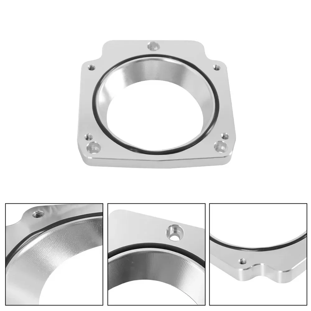 Throttle Body Adapter Plate 551513 LS1 75mm 3 Bolts to 4 Bolts 92mm LS3 LM7 LR4 LQ4 LS6 L59 LQ9 LM4 L33 LSX 4.8L 5.3L 5.7L 6.0L