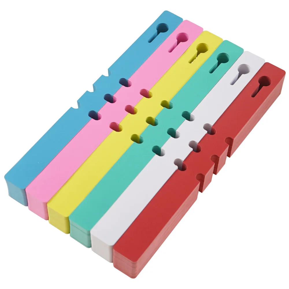 100PCS Reusable Garden Plant Nursery Hang Tag Plastic Identification Card Waterproof Ring Sign Vegetables Labels Markers Tool