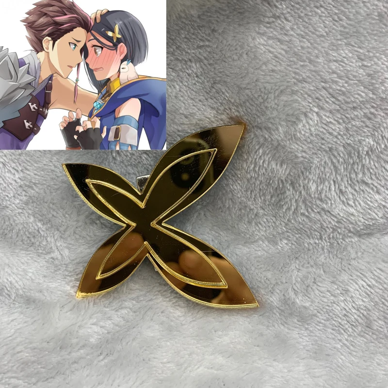 

Anime Game Tales of Arise Rinwell Butterfly Hairpin Hair Clip Shining Cosplay Prop
