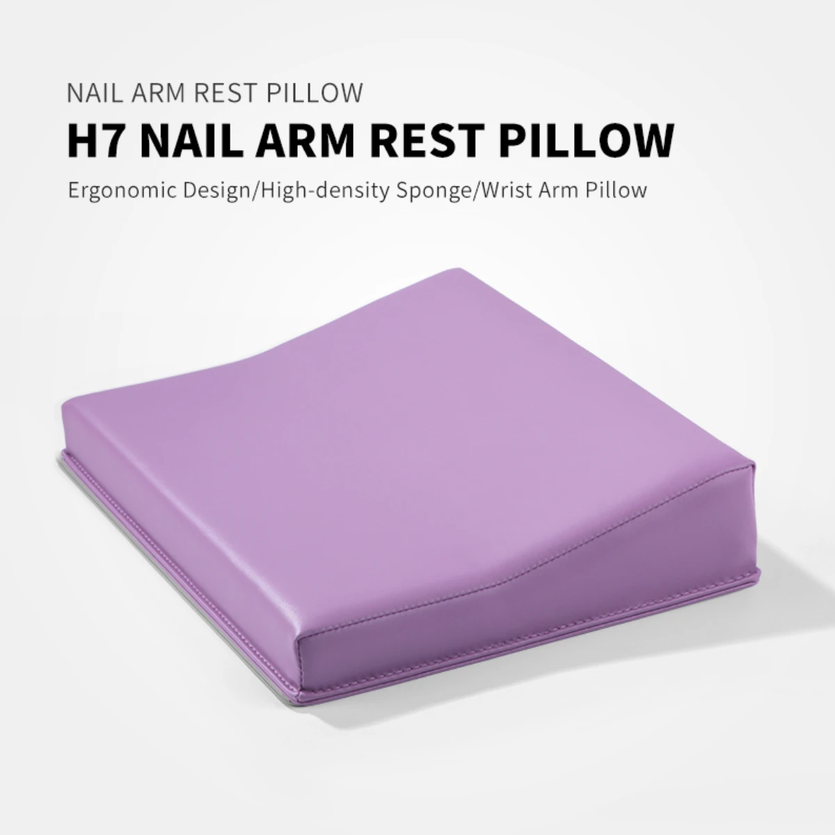 Nail Arm Rest for Nail Tech Sofa Armrest Manicure Hand Rest Pillow Luxurious Big Microfiber PU Leather Armrest