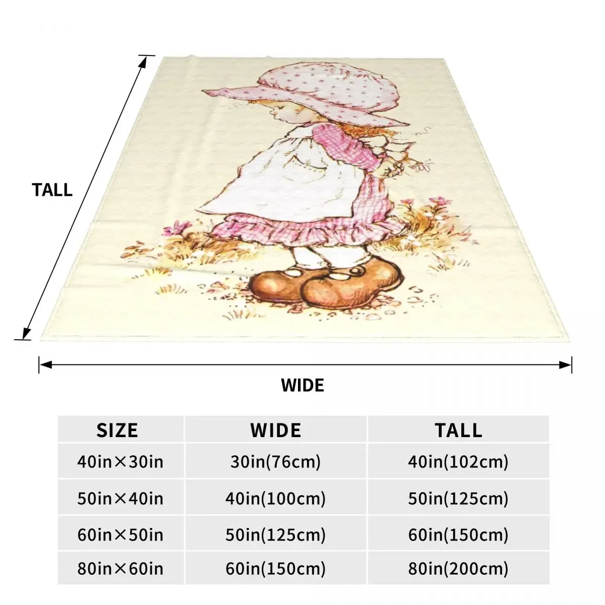 Relax Blanket Sarah Kay Flower Girl Merch Accessories Bed Decorative Blanket Throw Ultra-Soft Velvet for Couch 4