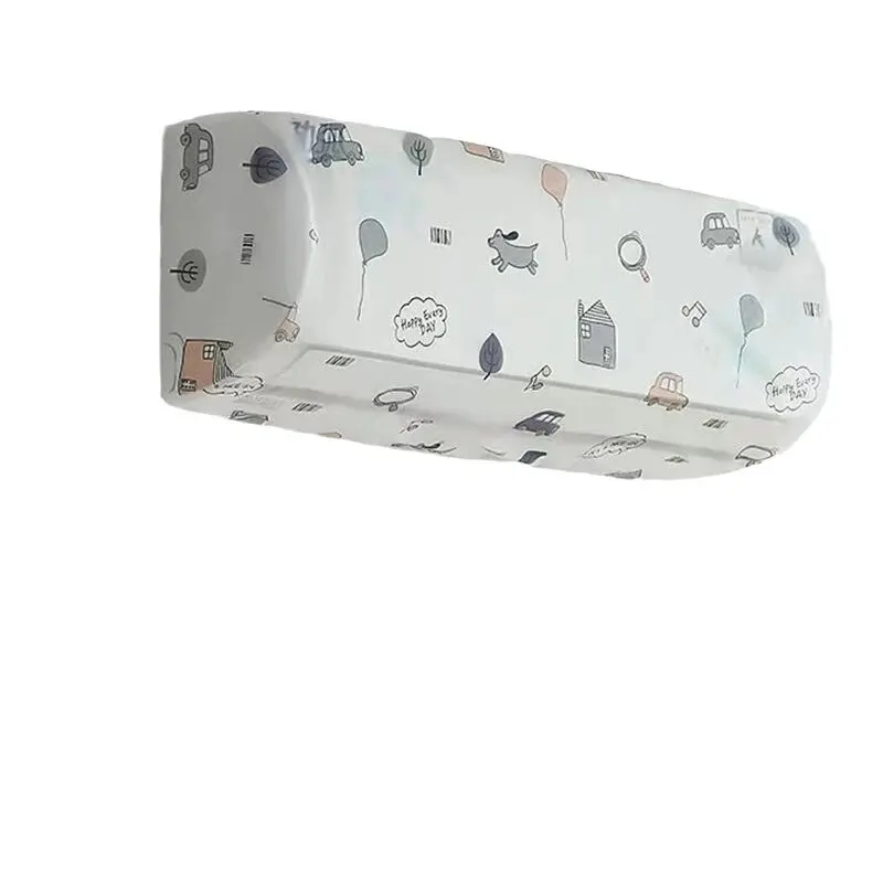 Lot de 2 housses anti-poussière pour climatiseur mural, ventilateur universel, design minimaliste créatif, motif dessin animé, lavable 1 Lot de 2 housses anti-poussière pour climatiseur mural, ventilateur universel, design minimaliste créatif, motif dessin animé, lavable 1