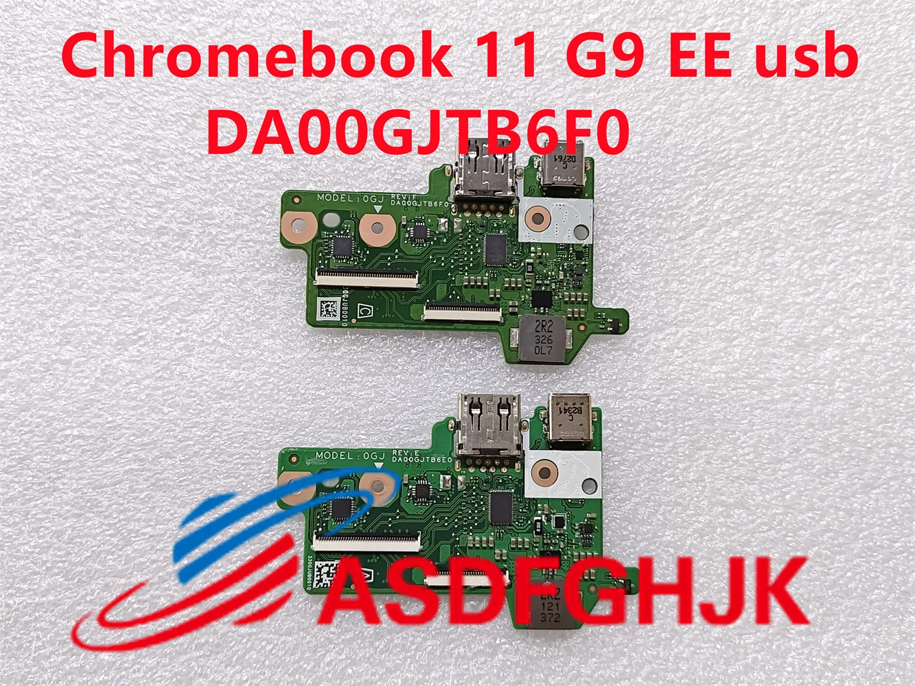 

DA00GJTB6F0 для HP Chromebook 11 G9 EE usb type-c плата с кабелем