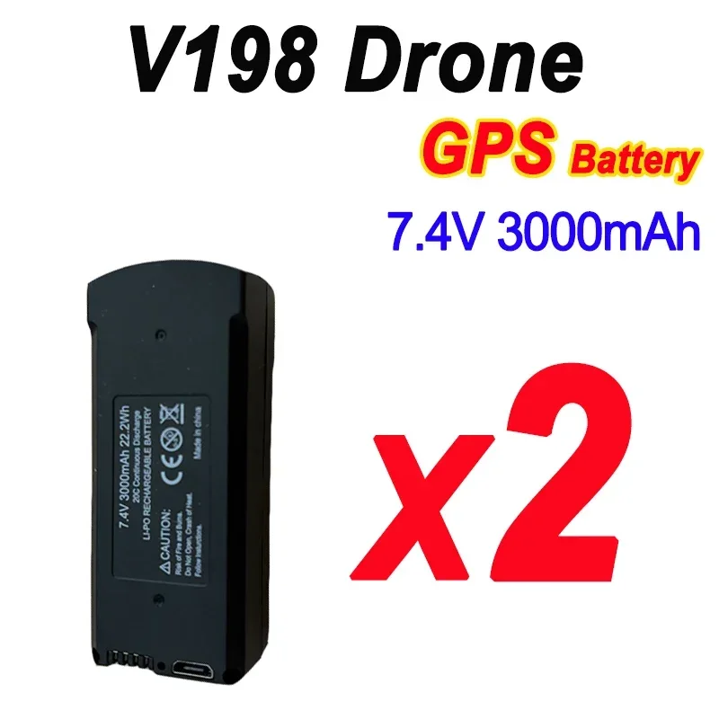 V198 7.4V BatteryX2
