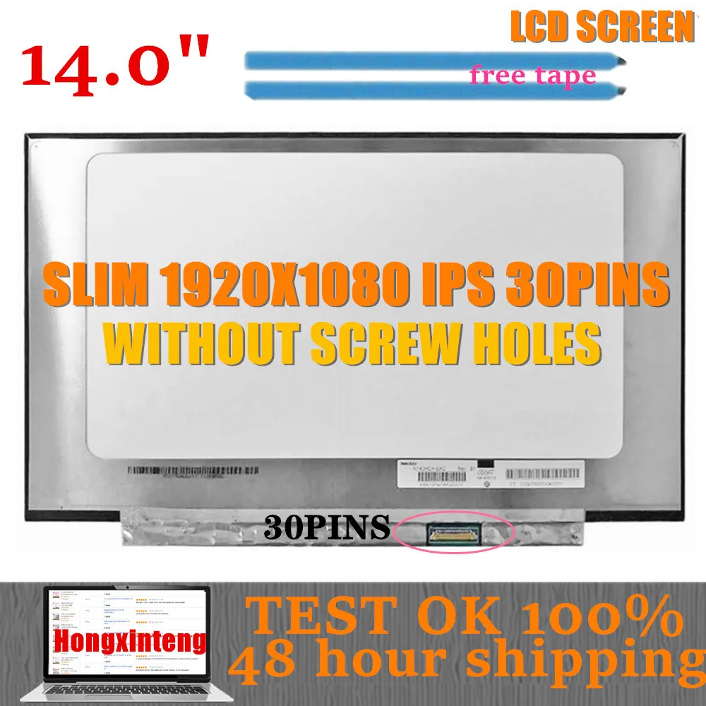Lenovo Ideapad 14are05 Tela Ips de 14 Polegadas 1080p Ips N140hca-e3 N140hca-e3 Lm140lf2l Lp140wfa-spd1for Lenovo Ideapad 14 Polegadas