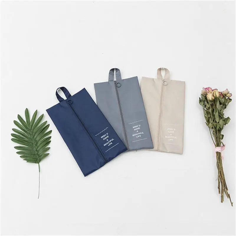 Travel Zipper Storage Shoes Bag Dust-proof High-capacity Portable Single-layer Sundries Bag Bra Storage Multi-purpose
