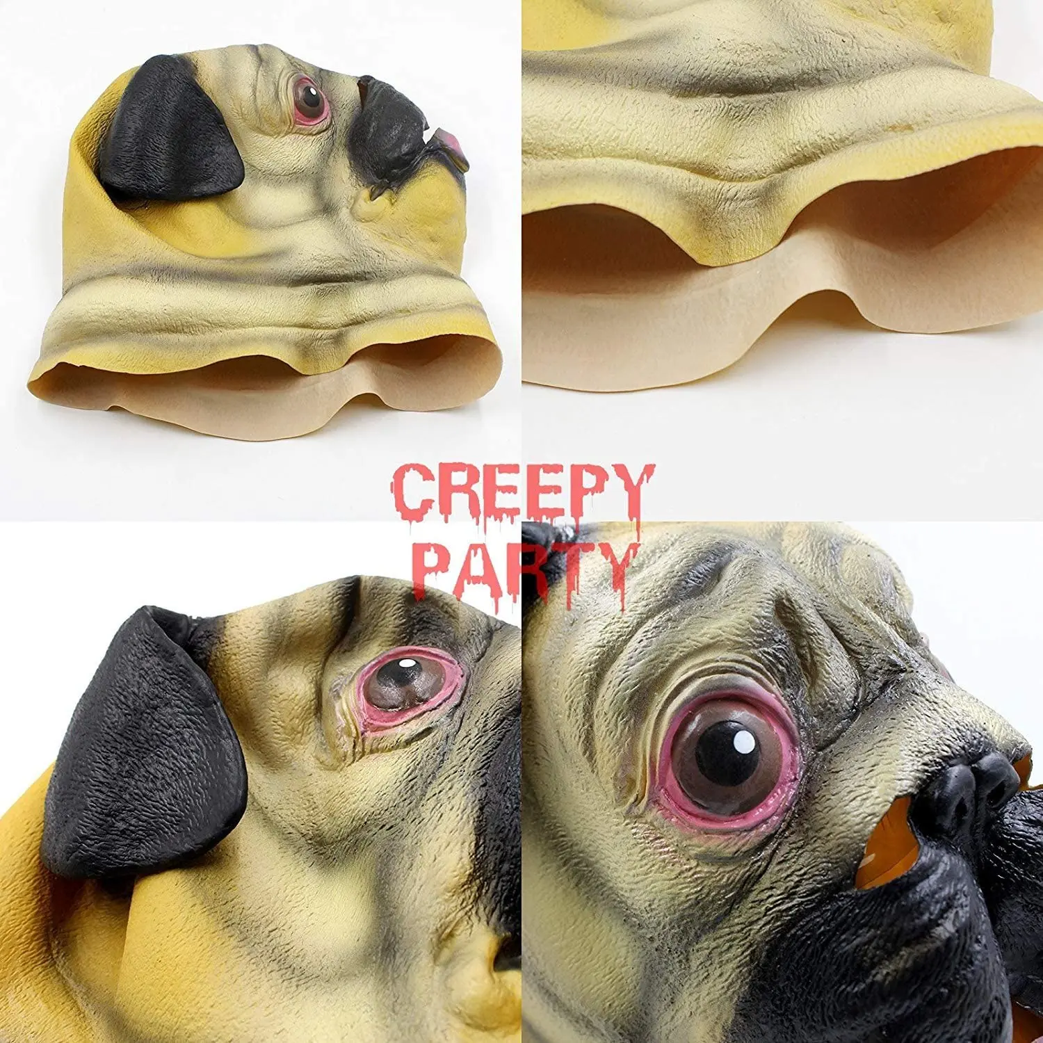 Maschera In Lattice Testa Di Cavallo Per Cosplay, Halloween, Festa A Tema - Colore Marrone