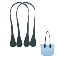 New Tanqu long short obag Slim pu leather Handles for O bag shoulder hand hold straps accessories 1