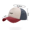 Custom Logo Baseball Cap Washed Hole Peaked Caps Women Summer Mesh Adjustable Dad Hat Men Outdoor Sport  Classical Trucker Cap 5