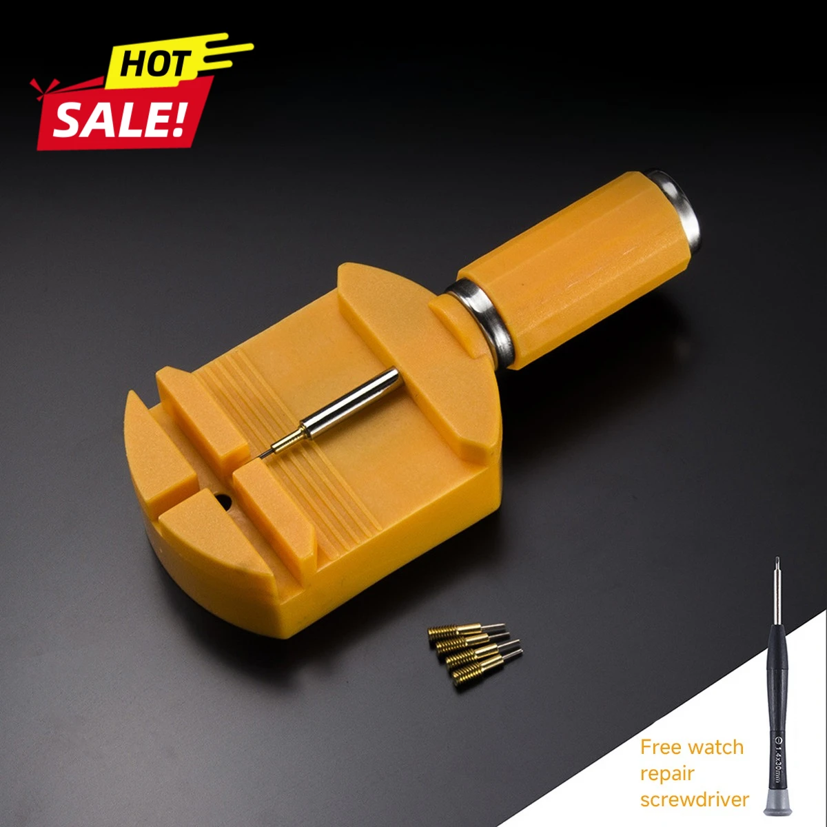 Watch Strap Adjustment & Repair Tool Kit with Easy Pin Removal
