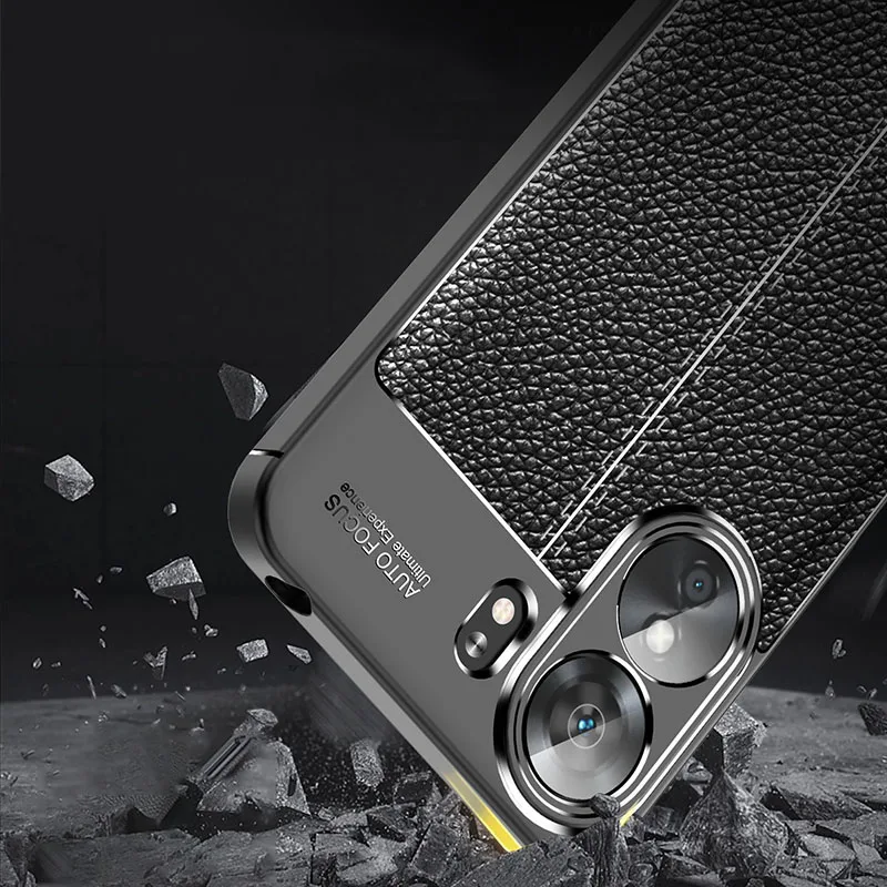 Cover Antiurto + Vetro Temperato Per Redmi 13C / Poco C65 - Custodia In TPU Nero E Pellicola Protettiva - Protezione Completa