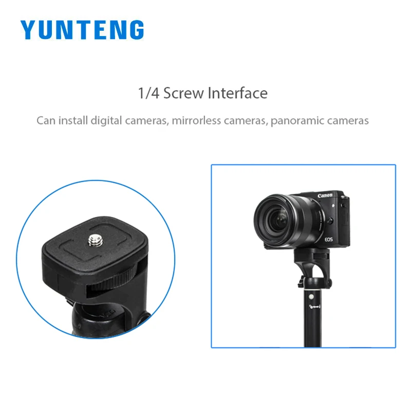 YUNTENG L Mobile Phone Selfie Stick Tripod Heighten Hand-held Selfie Stick Bluetooth Remote Control Video Shooting Bracket
