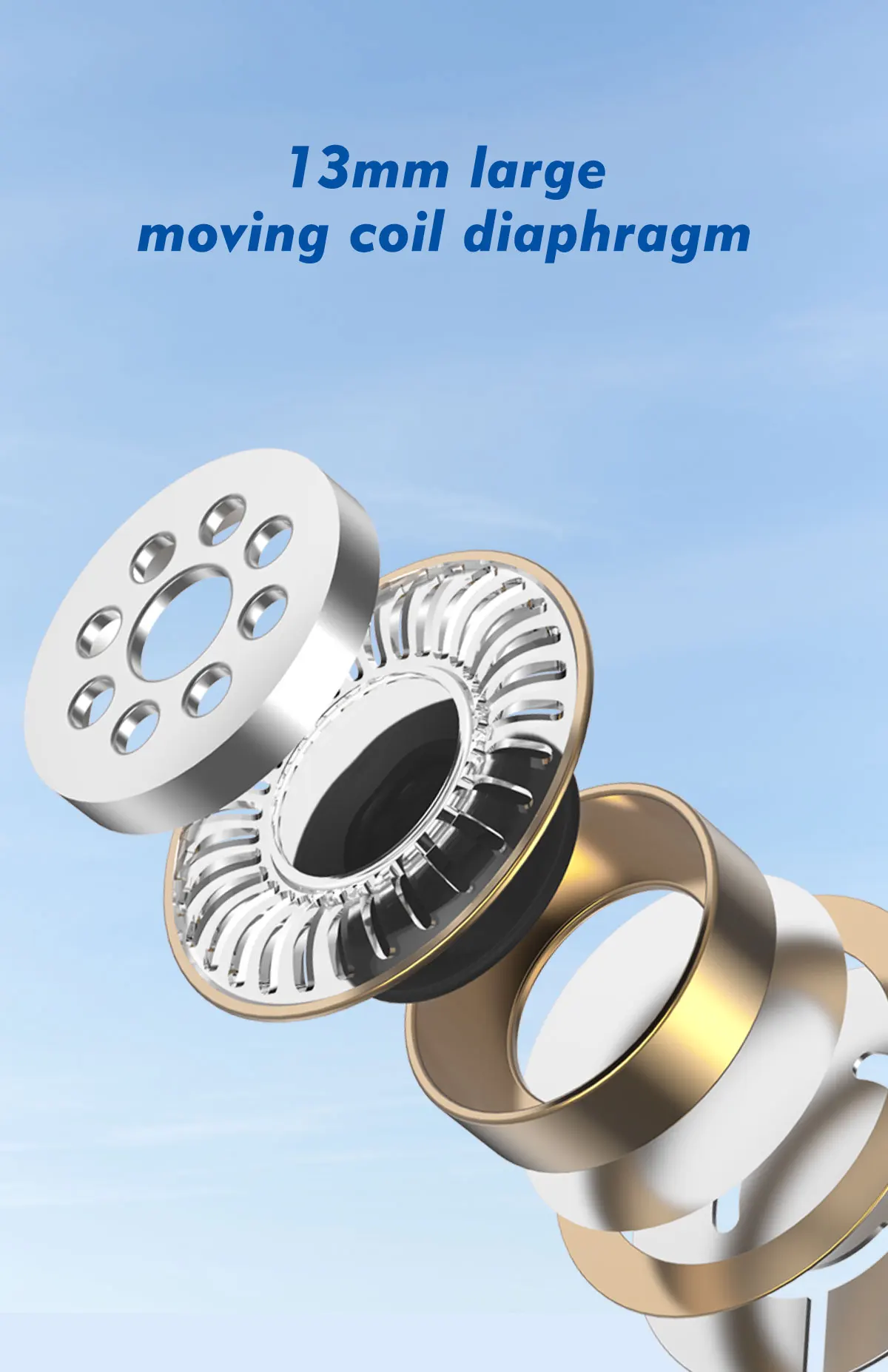 Transparent In Ear Wireless Bluetooth Headsets BT5.3 Deep Bass Earphones ENC Call Noise Canceling Headphones Stereo Earbuds