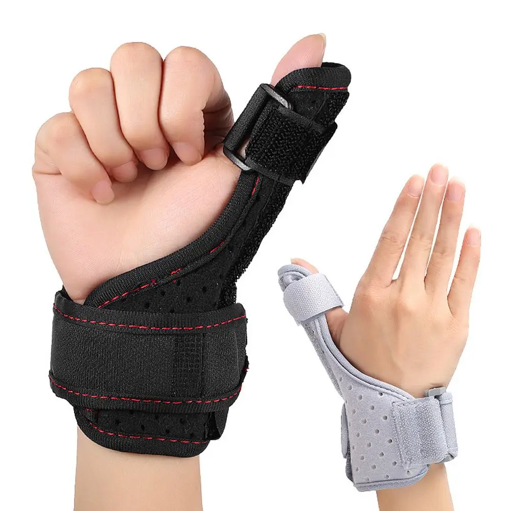 Recovery Wrist Sprained Strap Finger Fixed Band Thumb Splint Fingers Protective Holder Thumbs Support Wrist Finger Brace Guard silicone magnetic watch band wrist strap replacement for samsung galaxy watch4 classic 46mm watch4 classic 42mm watch4 44mm watch4 40mm grey orange