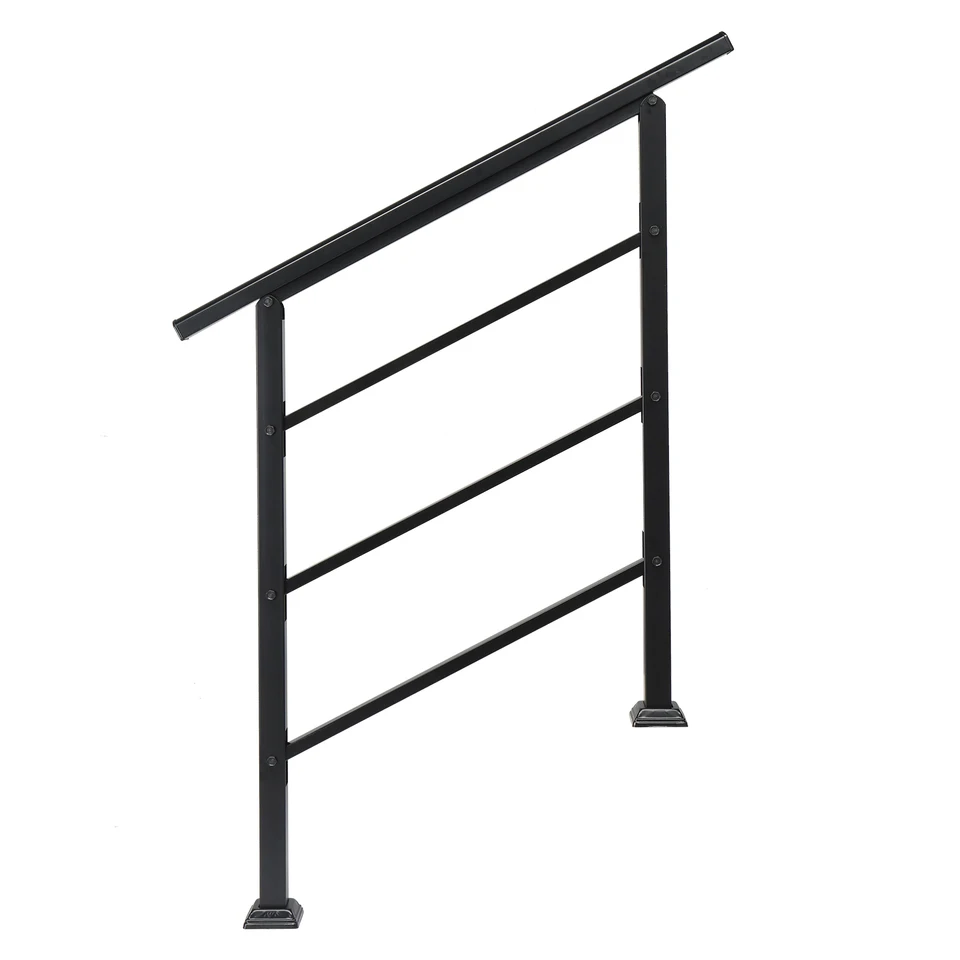 Outdoor Wrought Iron Handrail for Steps