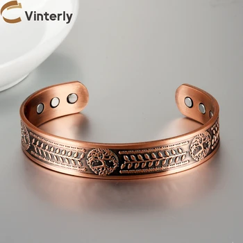 Copper Viking Magnetic Bracelet 1