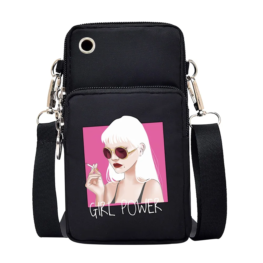 Women'S Unisex Mobile Phone Bag For Huawei/Xiaomi/Samsung Color Pattern Printing Storage Bag Women'S Sports Shoulder Bags 23 Women'S Unisex Mobile Phone Bag For Huawei/Xiaomi/Samsung Color Pattern Printing Storage Bag Women'S Sports Shoulder Bags