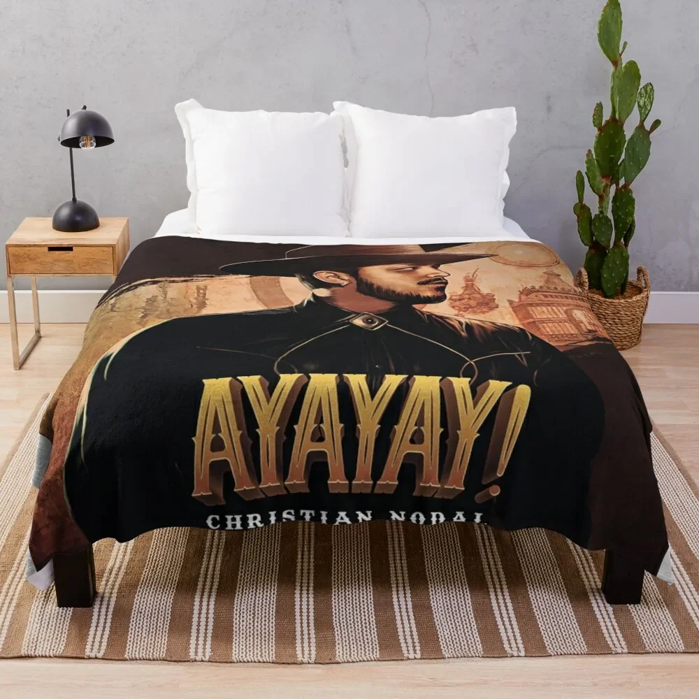 

Christian Nodal Throw Blanket Decorative Sofa Fluffy Softs Fluffys Large Blankets