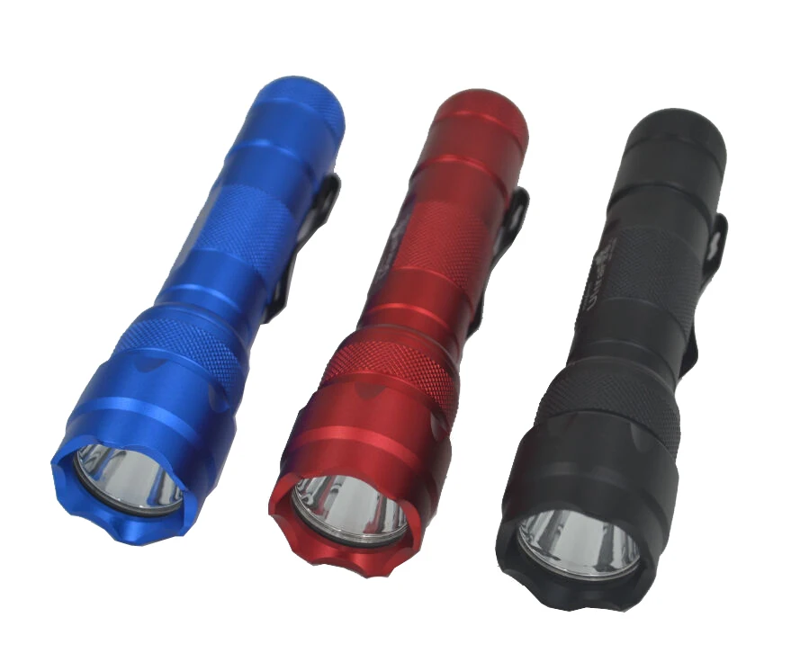 

Ultra Fire WF-502B Single Mode 10W XM-L2 U3 6500K LED 1200lm Portable Flashlight,Support 18650 CR123A 16340