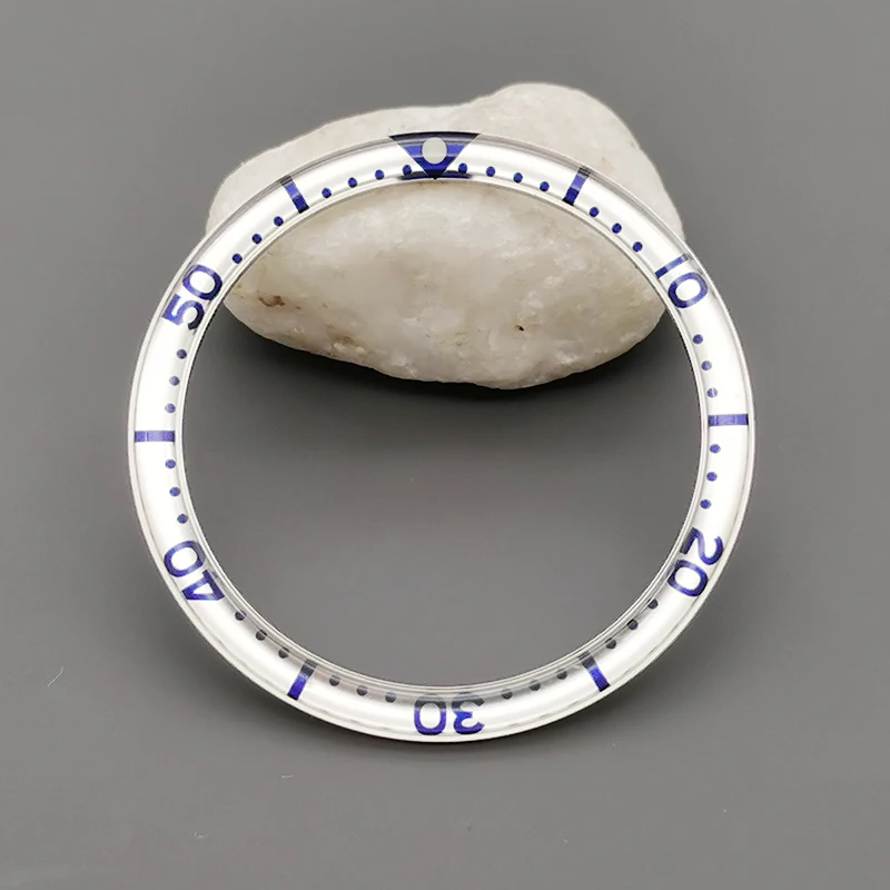 Flat Resin Aluminium Watch Bezel Insert