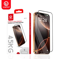 UNIPRO Ultra Strong Tempered Glass Screen Protector, 45KG Strength - iPhone 13 Pro Max (45KG - HD)