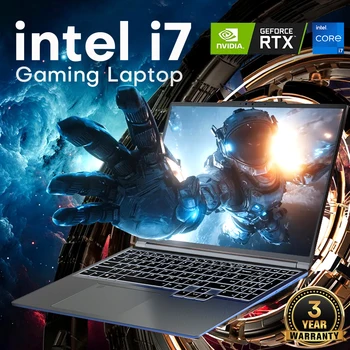 Xiaman 16" Gaming Laptop Intel Core i7 6700HQ NVIDIA GTX 1060 Win11 Pro Gamer PC 16GB DDR4 1TB SSD IPS Notebook Computer Laptops