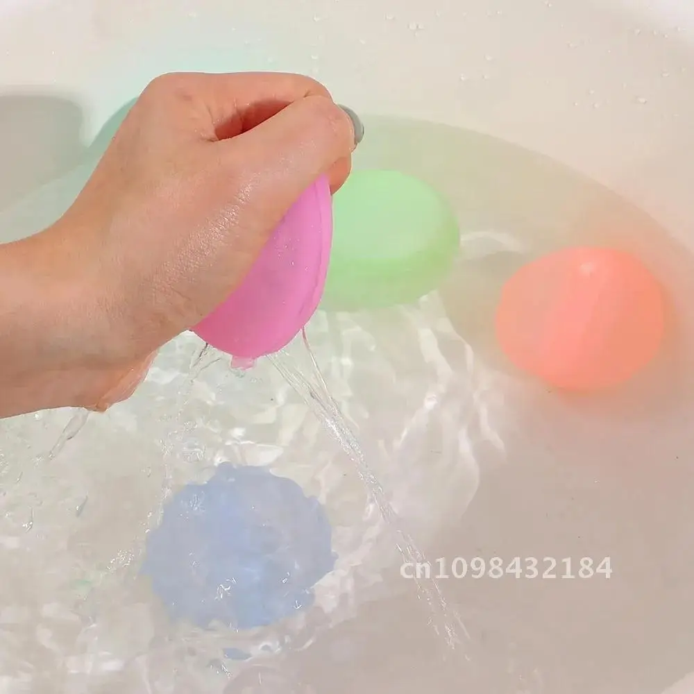 30PCS Water Balloons Reusable Refillable Water Balloon Quick Fill Self Sealing Bomb Splash Balls for Kids Swimming Pool