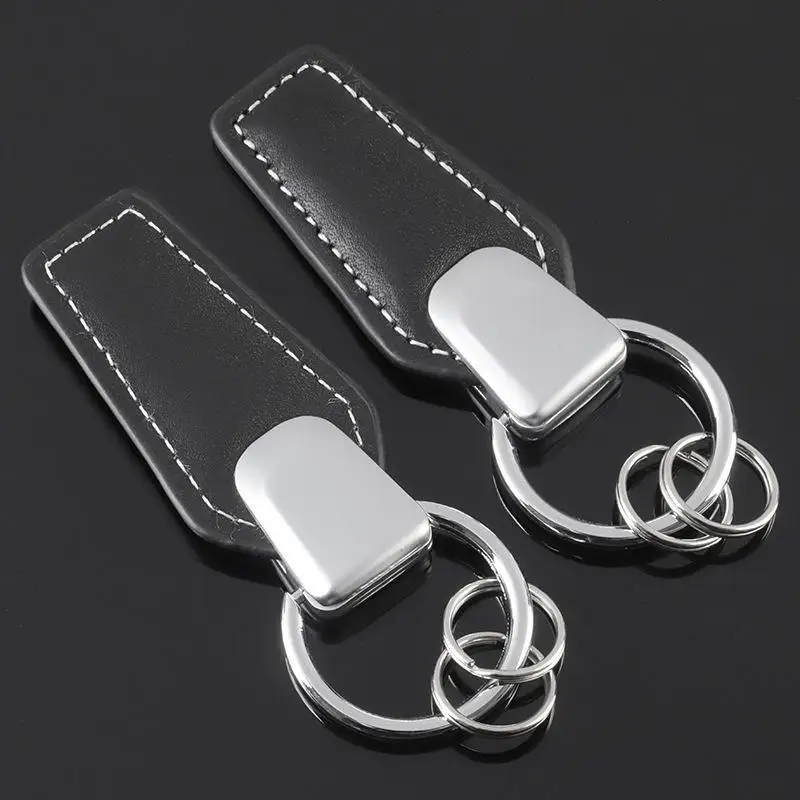 Portachiavi in Pelle per Auto, Lussuoso e Minimalista, con Ciondolo a Scomparsa, Portatile per Proprietari di Auto, Accessorio da Viaggio e per Uso Esterno - immagine 4