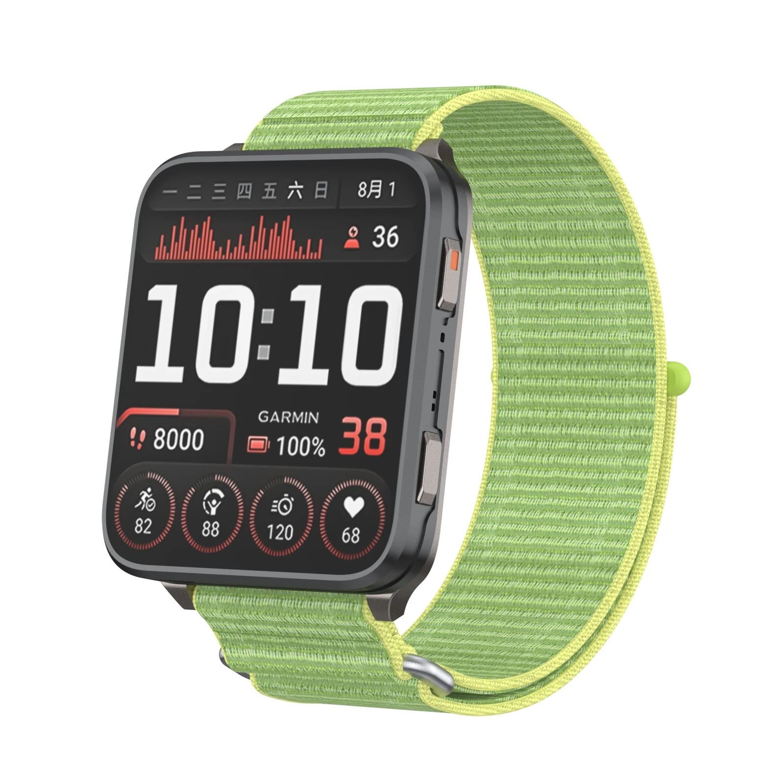 Breathable Quick-Release 24mm Nylon Loop Watch Strap