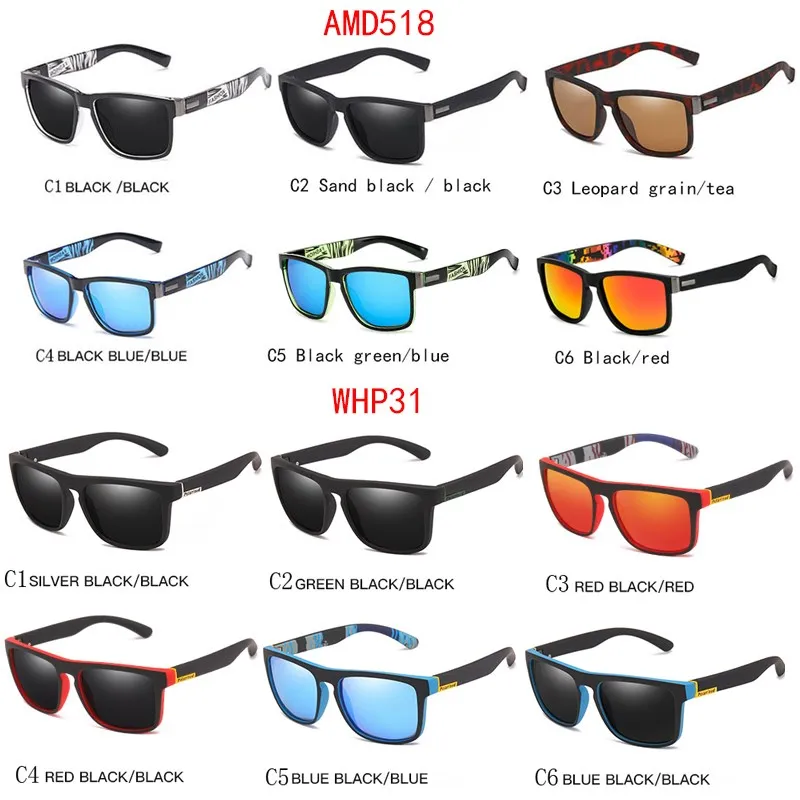 Polaroid Sunglasses Unisex Square Vintage Sun Glasses Famous Brand Sunglases Polarized Sunglasses Retro Feminino for Women Men