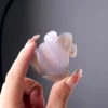 1PC Natural Crystal Agate Frog Hand Engraving Display Healing Crystals Home Decoration Gift 3