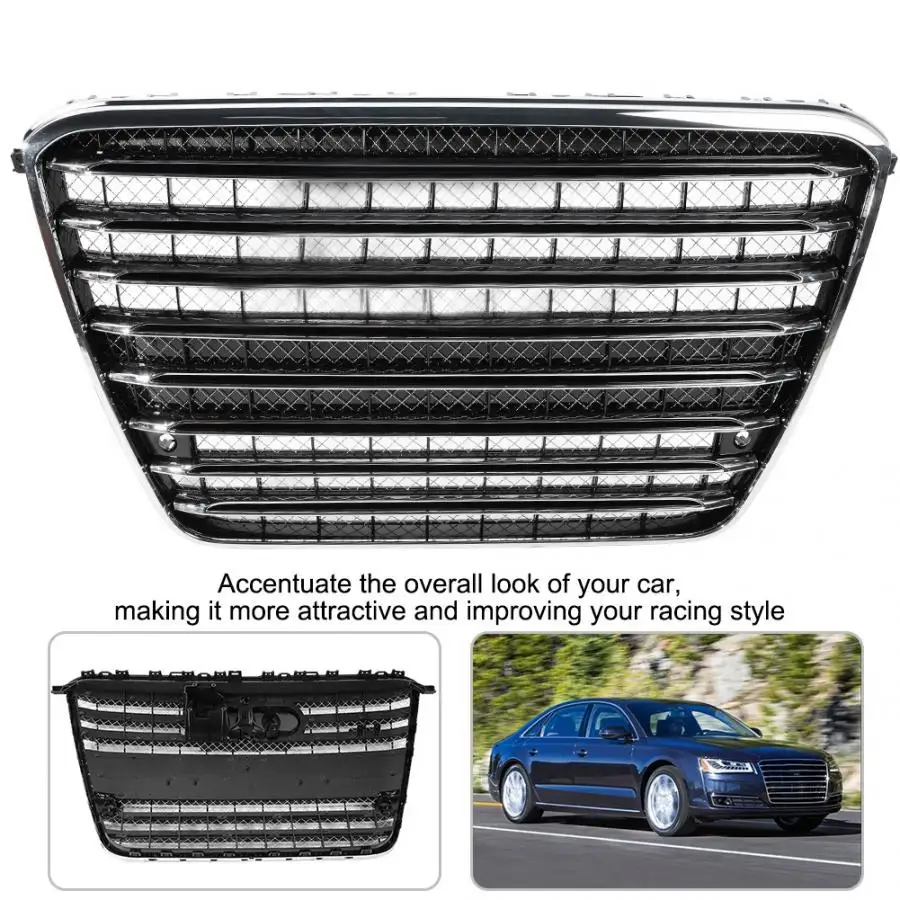 

Car Front Bumper Grill Center Grille for Audi A8 2011 2012 2013 2014 for W12 Style Bumper Grille