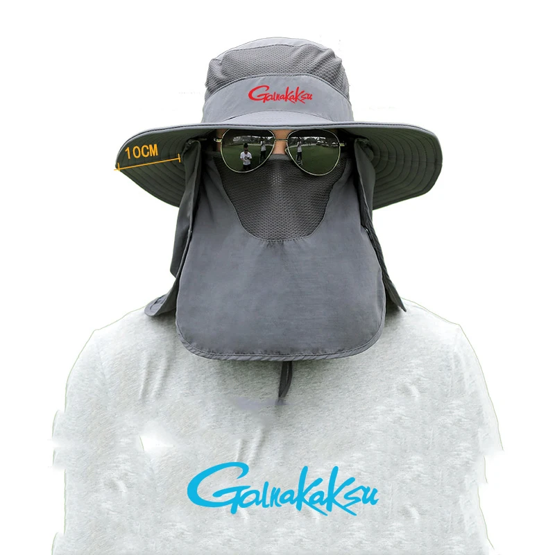 Description Picture 2 of item2023 Man Cap Fishing Sun Hat Foldable Outdoor Climbing Spring Summer Hat UV Protection Sunshade Hat Big Eaves Adjustable Hats