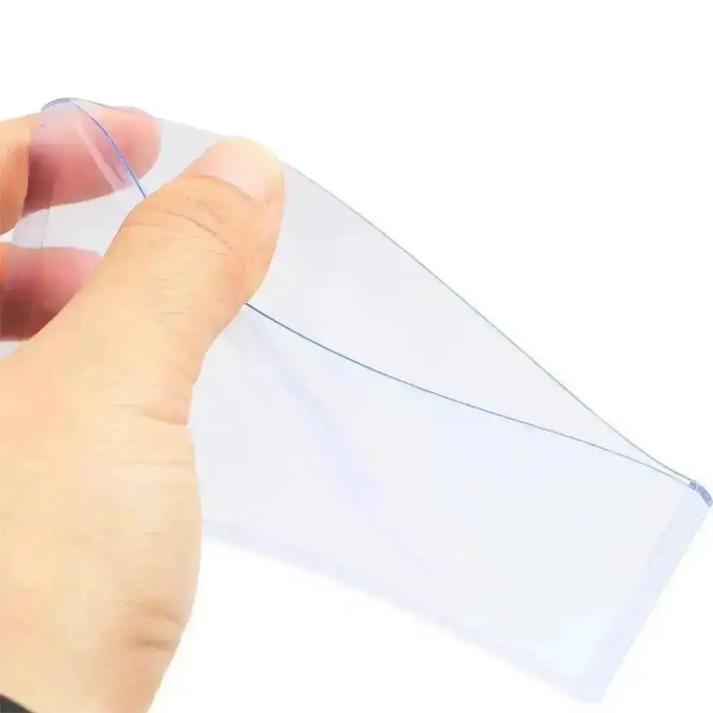 A3 A4 A5 A6 PVC-Kunststoff-Schilderhalterhülle mit Klebeband für Wand oder Fenster – transparent – Detail 1