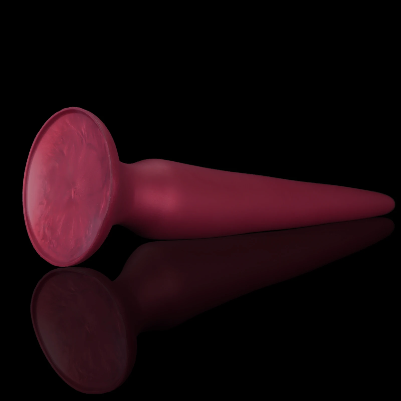 Plug anal en silicone avec ventouse pour massage de la prostate_voghion.com