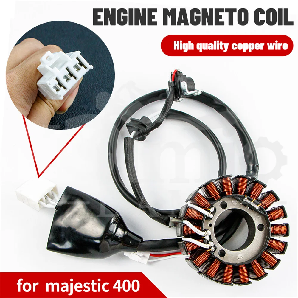 Per Fit Magneto Generator Statore Bobina Per Moto Yamaha Majesty 400 Majesty 400 Yp4 2004 2005 2006 2007 2008