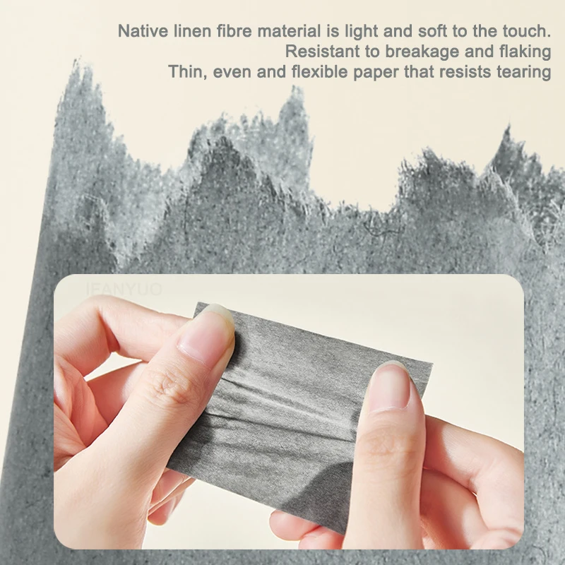 Facial Oil Control Special Blotting Paper Convenient Bamboo Charcoal Oil Absorption Refreshing with Mirror Puff Blotting Sheets