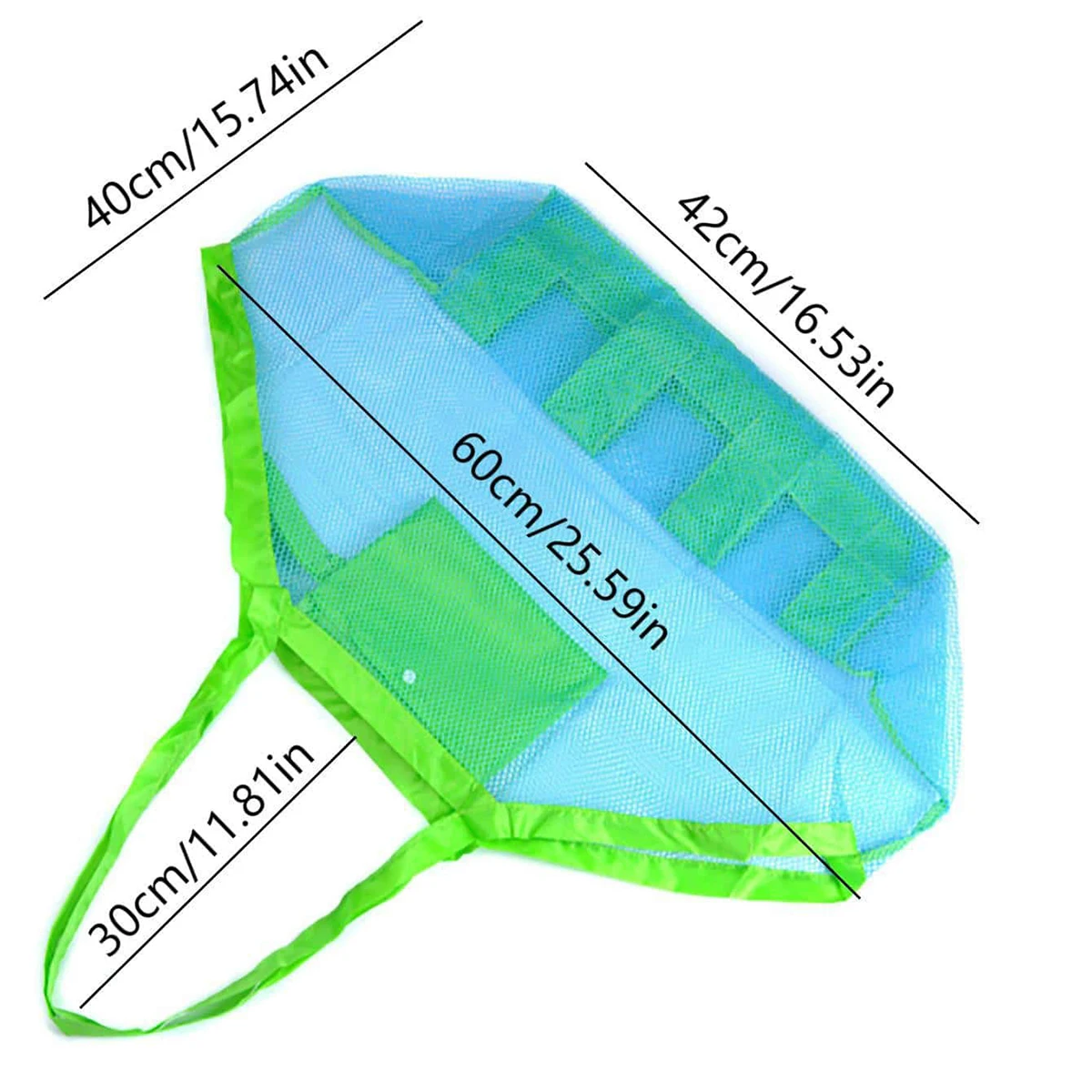 Children Sand Away Protable Mesh Bag Kids Bath Toys Storage Bags Swimming Large Beach Bag For Towels Women Cosmetic Makeup Bag_voghion.com