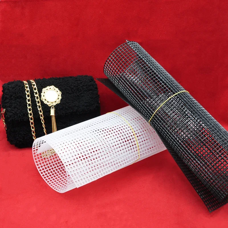 Handmade accessories Freely Cut DIY Plastic Mesh Handmade Crochet Bag Blanket Template Weaving Accessories Support Skeleton Embroidery Wall Painting