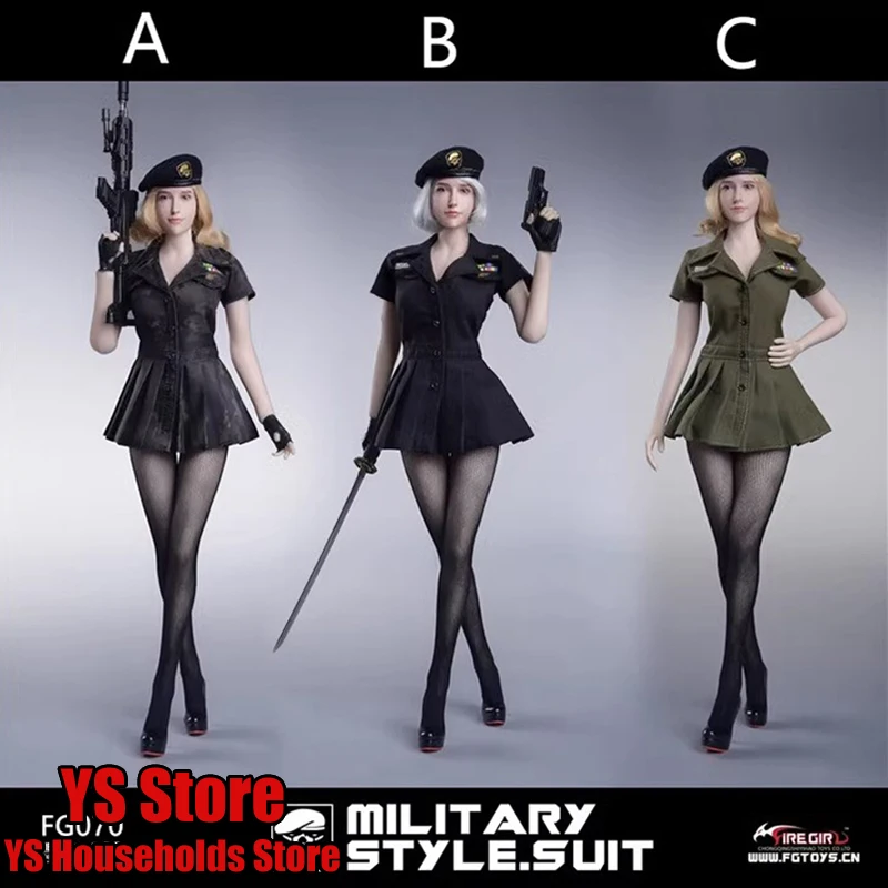 

Fire Girl Toys FG070 1/6 Scale Female Soldier Military Style Seamless Pantyhose Accessory For 12"Action Figure Body Dolls