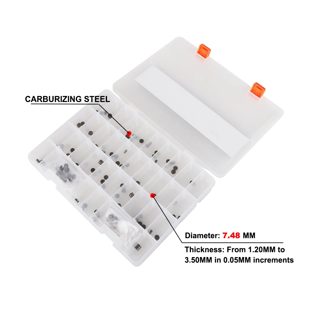 Motorcycle 7.48mm Valve Shim Kits For Honda Kawasaki Cb600f Cb900f