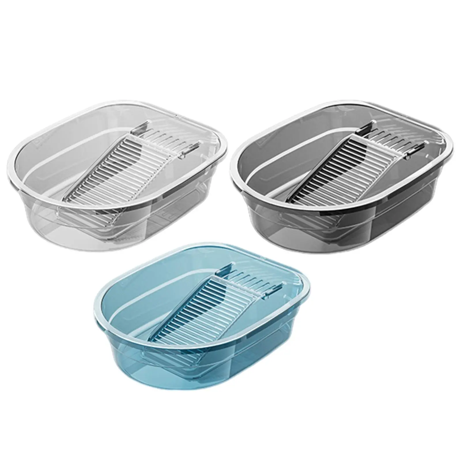 Hand Washing Clothes Bucket Plastic with Washboard for Outdoor Home