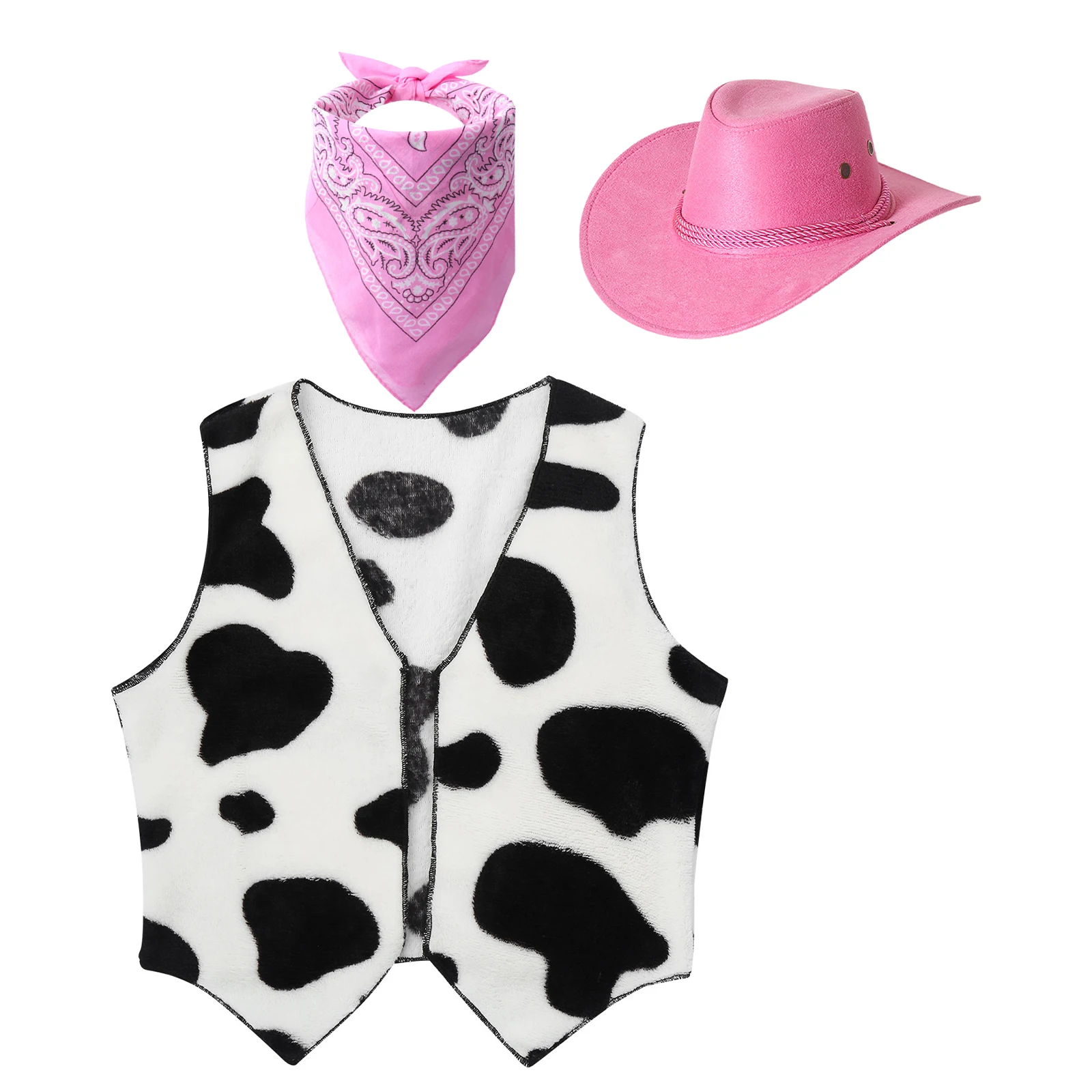 Kids Cosplay Costume Cowboy Costume Halloween Cowboy Costume Cowgirl Party Dress Up