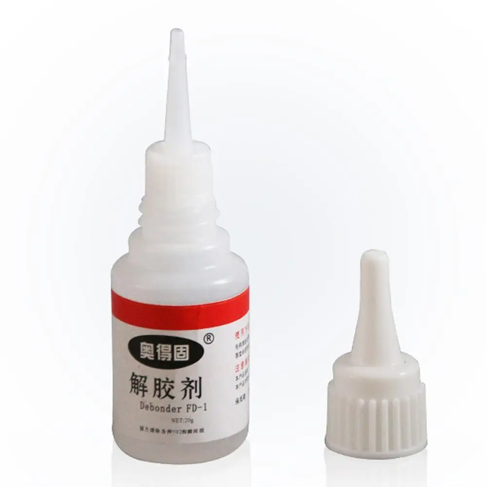 502 Glue Remover 20g Strong Efficient for Acetone Cleaning Agent Dissolving Debonder Degumming Agent 502 Nemesis glue remover